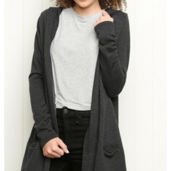 Brandy Melville Sweaters - Brandy Melville Grey Cardigan